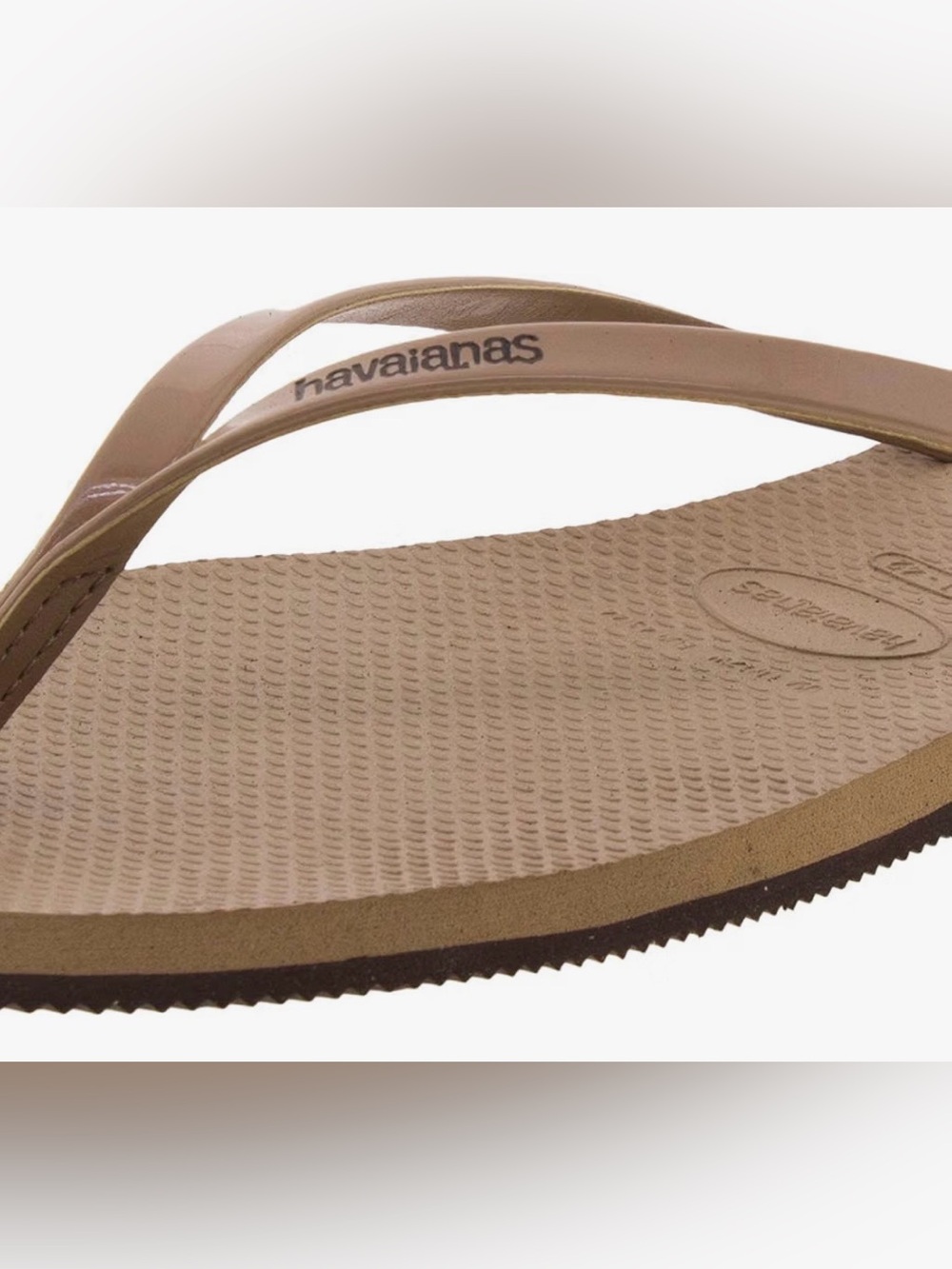 Havaianas Women’s Slim Flip Flops in Taupe